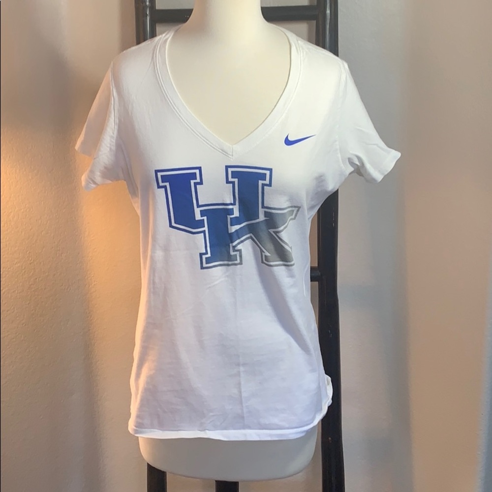 nike university of kentucky white tee XL